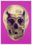 'Till Death Do Us Part - Long Life Purple African Gold Imperial Purple Skull by Damien Hirst, 2012, Screenprint in colours with foil block and glaze, on Somerset Satin paper, with full margins, sold Oct 2024