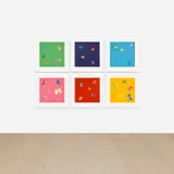 Love Poems by Damien Hirst, 2014, The complete set of six photo-gravure etchings with lithographic overlay in colours, on Arches paper, with full margins, sold Oct 2024