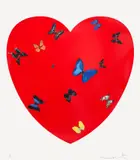 All You Need is Love, Love, Love by Damien Hirst, 2008, Screenprint in colours with glaze, on wove paper, with full margins, sold Oct 2024