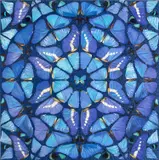 Elation by Damien Hirst, 2017, Screenprint in colours with glitter, on wove paper, the full sheet, sold Oct 2024