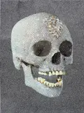 Damien Hirst, For the Love of God, Laugh, 2007, Screenprint in colours with glaze and diamond dust, on wove paper, the full sheet