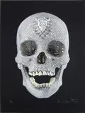 Damien Hirst, For the Love of God, Wonder, 2012, Screenprint in colours with glaze and diamond dust, on wove paper, the full sheet
