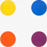 Norleucine, from 12 Woodcut Spots by Damien Hirst, 2010, Woodcut in colours, on wove paper, the full sheet, sold Oct 2024
