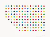 Damien Hirst, Meprobamate, 2011, Screenprint in colours with glaze, on Somerset paper, with full margins