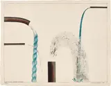 David Hockney, Water Pouring Into Swimming Pool, Santa Monica (S.A.C. 38, M.C.A.T. 38), 1964, Lithograph in colours, on handmade Japan paper, with full margins