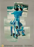 David Hockney, XIV Olympic Winter Games, Sarajevo (B. 135), 1984, Offset lithographic poster in colours, on thick wove paper, the full sheet