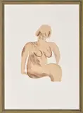 David Hockney, Picture of a Simple Framed Traditional Nude Drawing from A Hollywood Collection (S.A.C. 45, M.C.A.T 45), 1965, Lithograph in colours, on BFK Rives paper, the full sheet