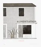 David Hockney, French Shop (S.A.C. 122, M.C.A.T. 112), 1971, Etching and aquatint in colours, on BFK Rives paper, with full margins