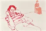 David Hockney, Johnny and Lindsay (T.G. 260, M.A.C.T. 231), 1979, Lithograph in colours, on cream BFK Rives paper, the full sheet