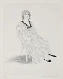 David Hockney, Celia (S.A.C. 109, M.C.A.T. 106), 1969, Etching and aquatint, on J. Green paper, with full margins