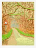David Hockney, The Arrival of Spring in Woldgate, East Yorkshire in 2011 (twenty eleven) – 14 March, 2011, iPad drawing in colours, printed on wove paper, with full margins