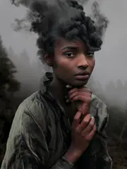 David Uzochukwu, Wildfire from In the Wake, 2015, Archival pigment print, mounted
