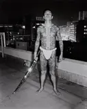 Seiji Kurata, 入墨の男 [Irezumi no otoko] Tattooed Man from Flash Up, 1975, Gelatin silver print, printed 1978