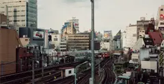 City tracks (Omron) Tokyo, Shibuya-Ku by Thomas Struth, 1991, Chromogenic print, sold May 2024