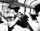 Lillian Bassman, More Fashion Mileage Per Dress, Barbara Vaughn, dress by Filcol, New York, 1954, Gelatin silver print, printed later