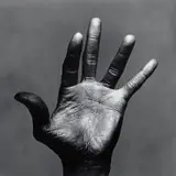 The Palm of Miles Davis, New York by Irving Penn, 1986, Selenium-toned gelatin silver print, printed 1992, mounted, sold May 2024