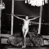 Night Nude II, Nice by Helmut Newton, 1981, Gelatin silver print, printed early 1990s, sold May 2024