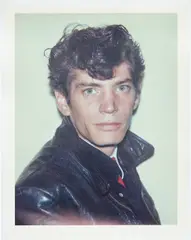 Robert Mapplethorpe by Andy Warhol, 1983, Unique Polaroid Polacolor Type 108 print, sold Nov 2024