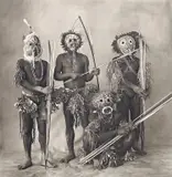 Irving Penn, Four Unggai Warriors, New Guinea
