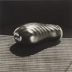 Eggplant by Robert Mapplethorpe, 1985, Platinum-palladium print, sold Nov 2024