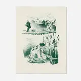 Neo Rauch, Heimkehr (from the book Rauch), 1970, lithograph