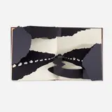 Kara Walker, Freedom: A Fable Bound (Pop-Up Book), 1997, leather-bound volume of offset lithographs and five laser-cut pop-up silhouettes on wove paper