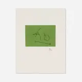 Robert Motherwell, History (from the Ulysses portfolio), 1988, etching in colors on Johannot