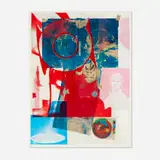 Robert Rauschenberg, Local Quarry One, 1968, offset lithograph in colors