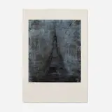 Jim Dine, Drypoint Eiffel Tower, 1976, etching with drypoint on Arches