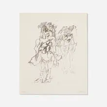 Willem de Kooning, Two Women, 1973, lithograph