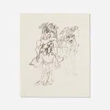 Willem de Kooning, Two Women, 1973, lithograph