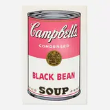 Andy Warhol, Black Bean (from the Campbell's Soup I portfolio), 1968, screenprint in colors
