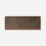 Robert Graham, Roosevelt monument plaque, c. 1997, cast bronze