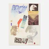 Robert Rauschenberg, Untitled (McGovern), 1972, offset lithograph in colors