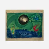 Marc Chagall, Quai de Bercy, 1954, lithograph in colors