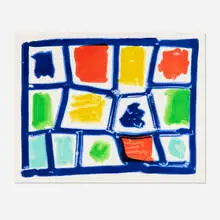 Stanley Whitney, Peace Be Still (from the Greenpeace 50 Years portfolio), 2022, lithograph in colors on Somerset
