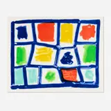 Stanley Whitney, Peace Be Still (from the Greenpeace 50 Years portfolio), 2022, lithograph in colors on Somerset
