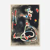 Joan Miró, La Traca II, 1979, etching and aquatint in colors on Arches