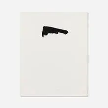 Robert Motherwell, Untitled (from Peace Portfolio I), 1970, lithograph on BFK Rives