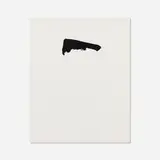 Robert Motherwell, Untitled (from Peace Portfolio I), 1970, lithograph on BFK Rives