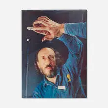 Palindrome (from the Mirrors of the Mind series) by Richard Hamilton, 1974, lenticular acrylic sheet laminated on collotype in colors on Chromolux, sold Sep 2025