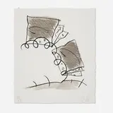 Claes Oldenburg, Notebook Torn in Half, 1997, lithograph on St. Armand Special Etching