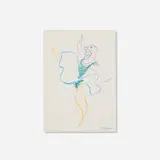 Pablo Picasso, Danseuse (from the Boris Kochno's Le Ballet portfolio), 1954, lithograph in colors on BFK Rives