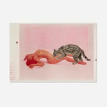 Mel Ramos, Ocelot, 1969, lithograph in colors