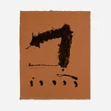 Robert Motherwell, Untitled, 1967, lithograph on rice paper