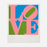 Robert Indiana, Love (from the Book of Love portfolio), 1996, screenprint in colors