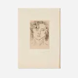 Henri Matisse, Mlle. M. M. (Mademoiselle Marguerite Matisse) (from the Cinquante dessins portfolio)