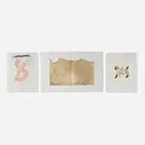 Antoni Tàpies, Three works from the Petrificada Petrificante portfolio