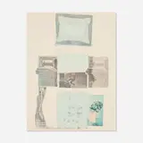 Robert Rauschenberg, Two Reasons Birds Sing (from Suite of Nine Prints), 1979, screenprint in colors