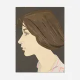 Alex Katz, Susan, 1976, screenprint in colors on Tronko Japan